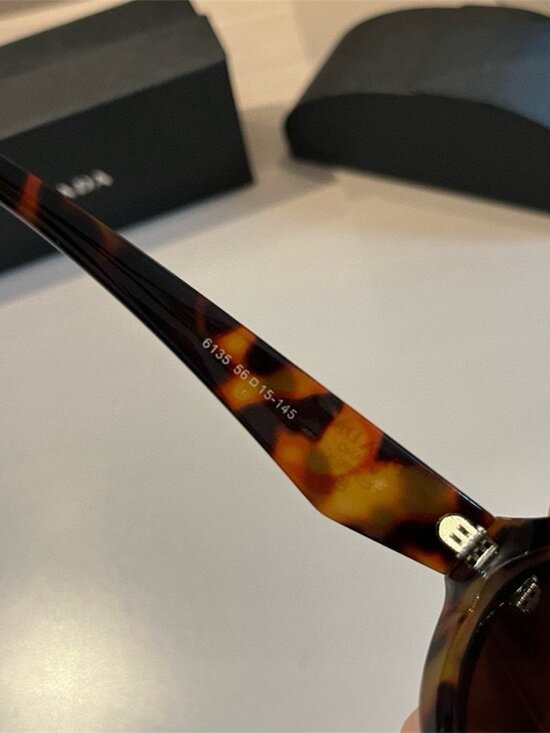 Prada Sunglasses Brown Black Tortoise main image 6